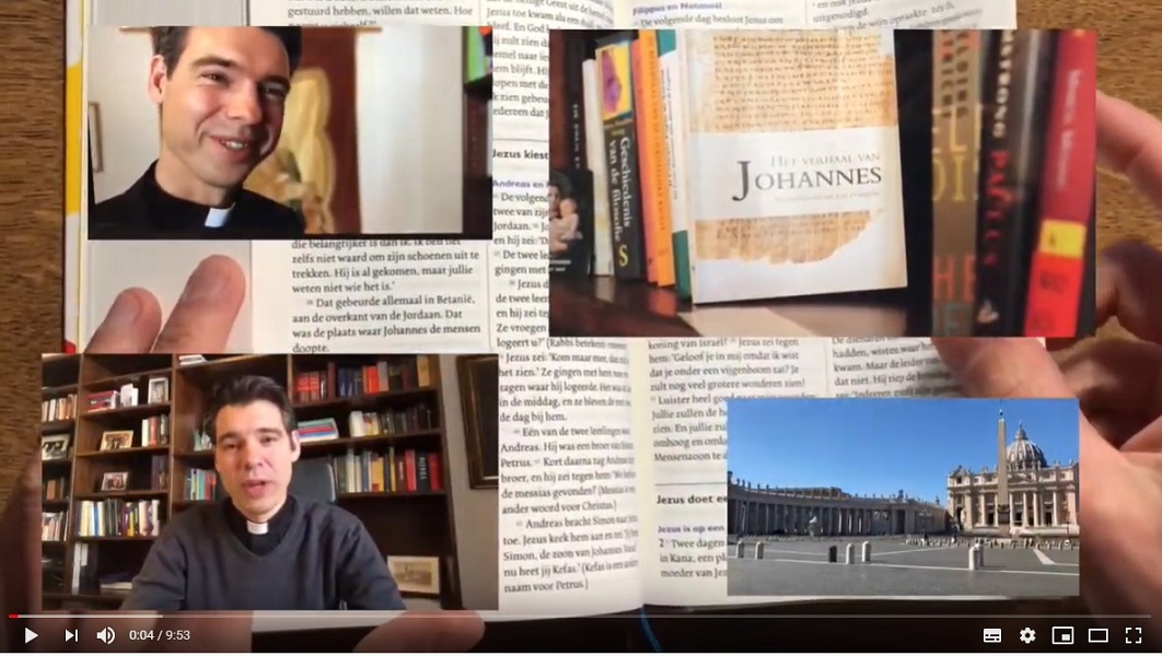 Limburgse priester in Rome begint eigen youtubekanaal