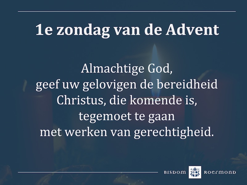 Zondag 28 november 2021 – 1e Zondag van de Advent