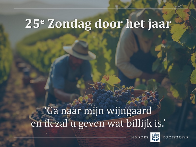 Zondag 24 september 2023 – 25e Zondag door het jaar