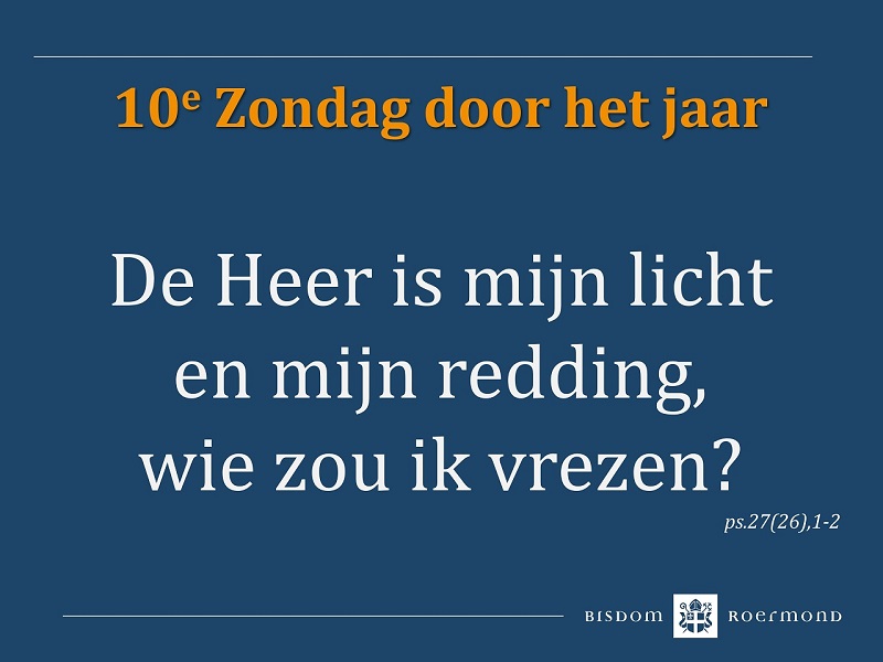 Zondag 9 juni 2024 – 10e Zondag door het jaar
