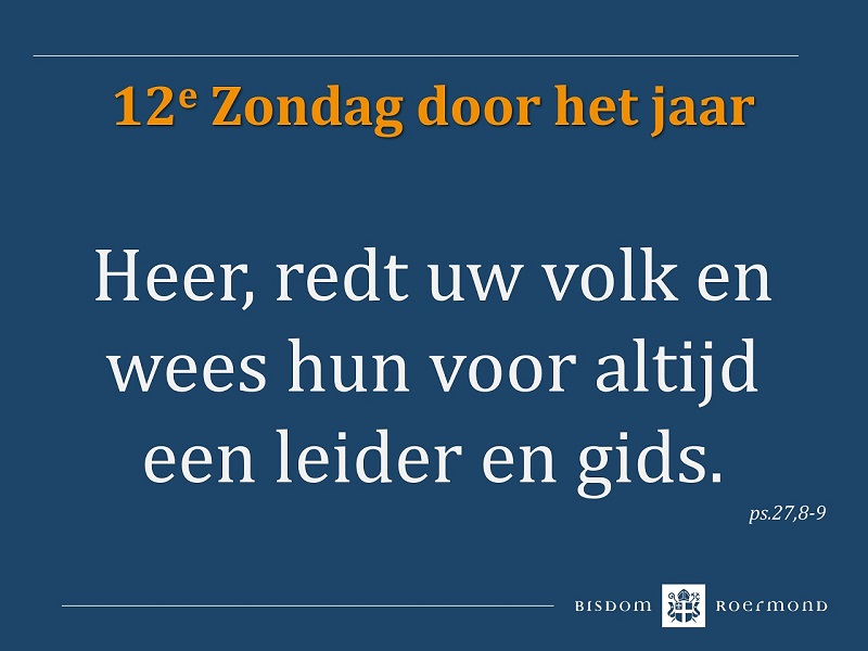 Zondag 23 juni 2024 – 12e Zondag door het jaar