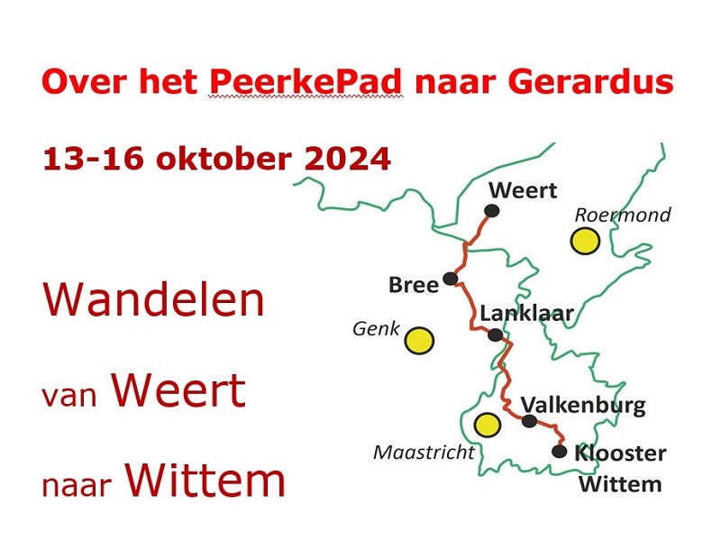 Zondag 13 t/m woensdag 16 oktober