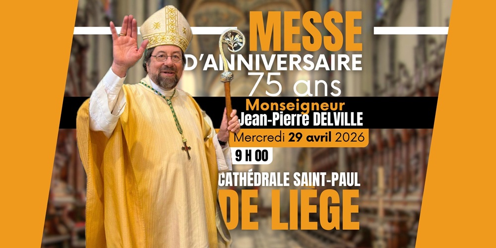 Bisschop Jean-Pierre Delville van Luik 75 jaar