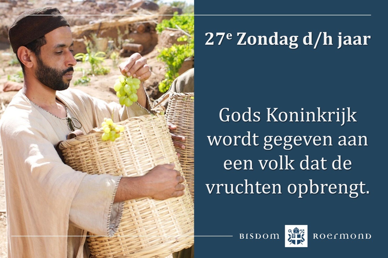 Zondag 4 oktober 2026 – 27e zondag door het jaar